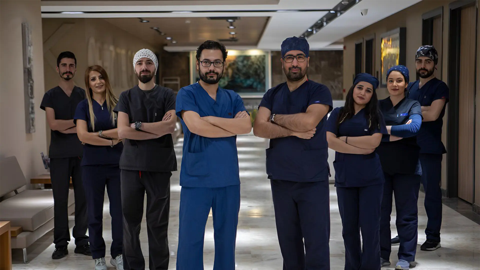 Best Hair Clinic Istanbul Medical Team taking care of patients